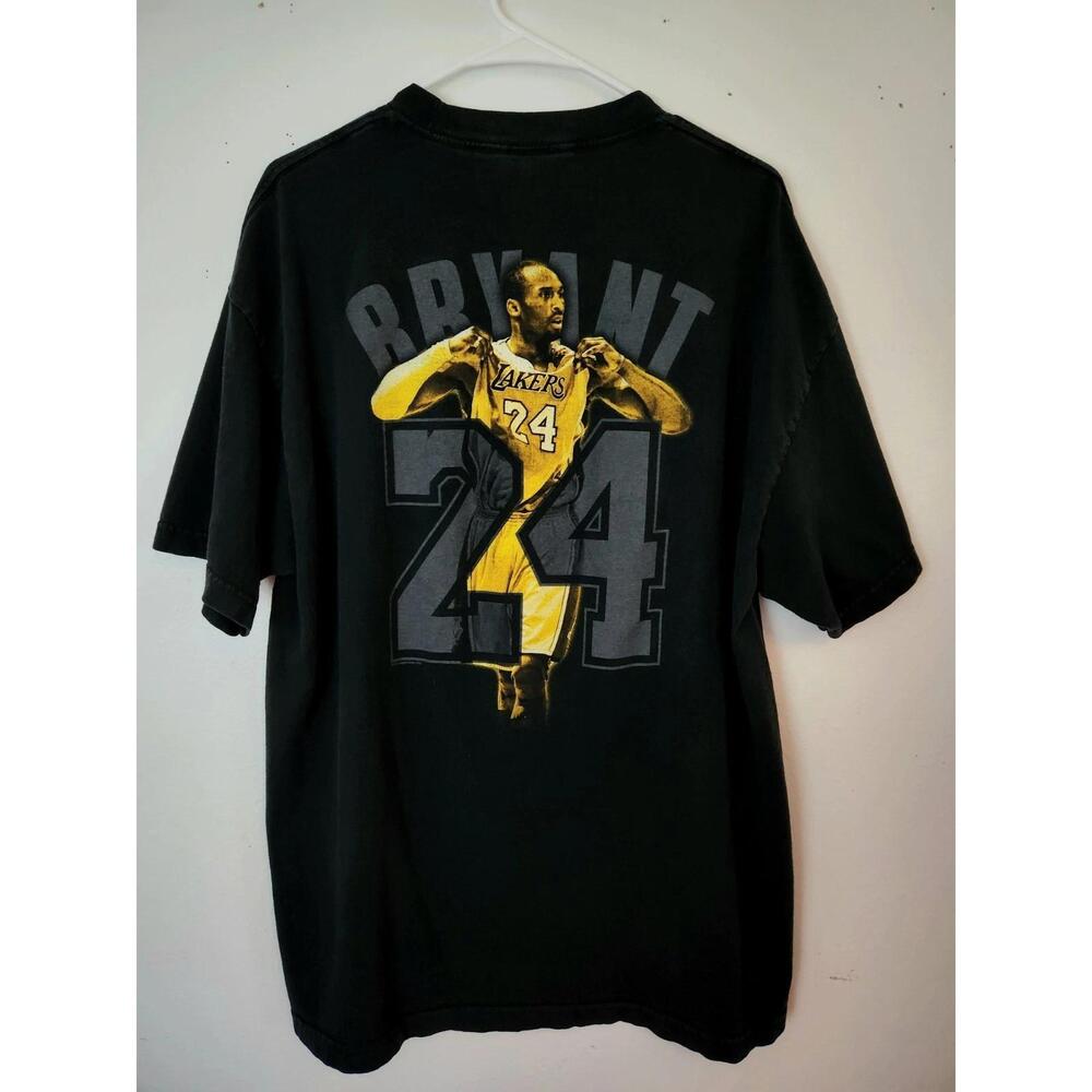 Nba Kobe Bryant Black Mamba Doublesided Basketball T Shirt Mens